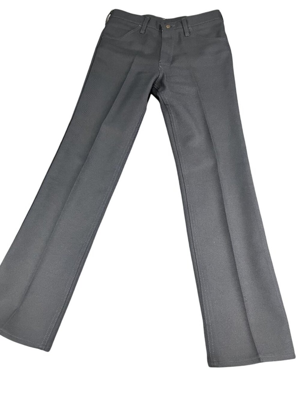 Wrangler Mens Navy Blue Straight-Leg Pants 32W x 32L